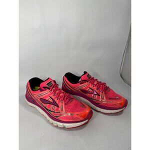 Brooks Women size 8 Transcend Running Shoes Pink & orange purple